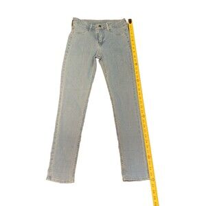 &Denim Skinny Ankle Moulante Jeans Women's 25 Blue Regular Waist